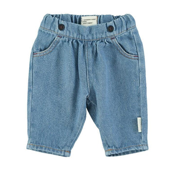Babyjeansbroek - Washed Navy Denim